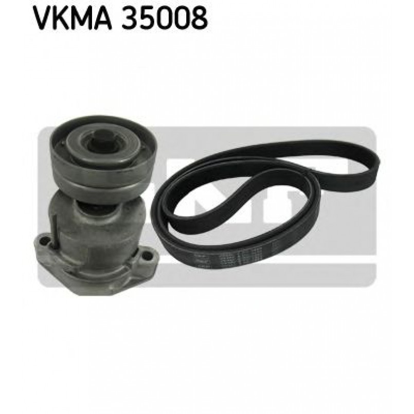 VKMA 35008 SKF Комплект доріжкового ремня (ролик, ремінь)
